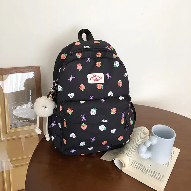 雅鹿 可爱校园小旅行背包 尼龙 双肩包 常规 男女同款情侣款 多色