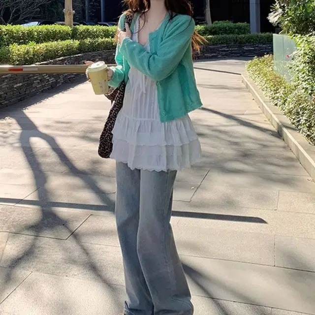 纤丝鸟 简约学院风韩系宽松显瘦设计舒适休闲百搭针织衫 女款