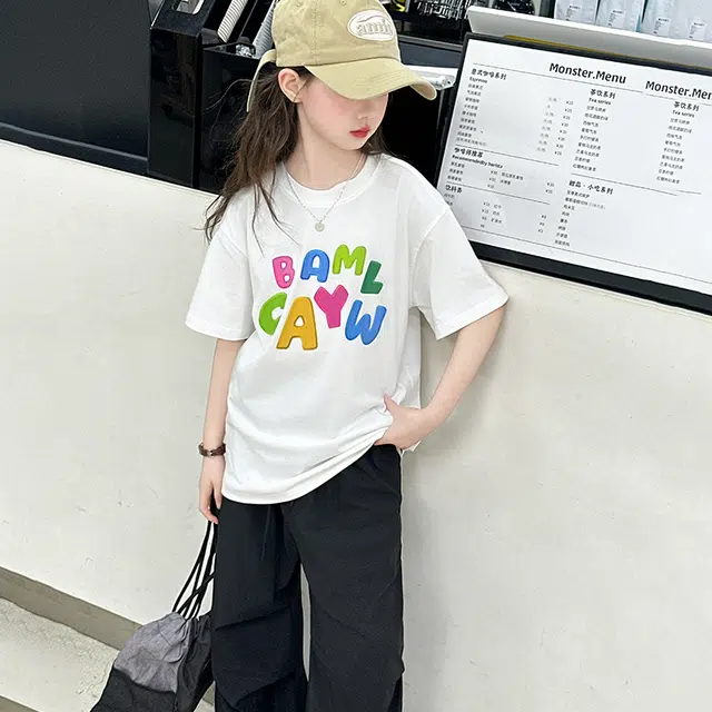 棉基因休闲运动套装 时尚舒适亲肤洋气潮流 图片色套装 儿童款