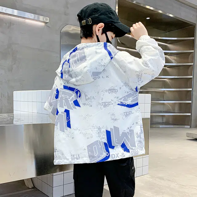 棉基因防晒服 透气连帽长袖舒适 儿童款