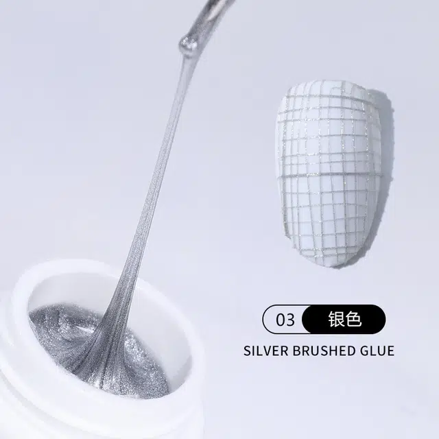 恩妮诗 日式美甲弹力拉丝甲油胶网红蜘蛛胶 彩绘光疗胶植物蚕丝拉线造型胶