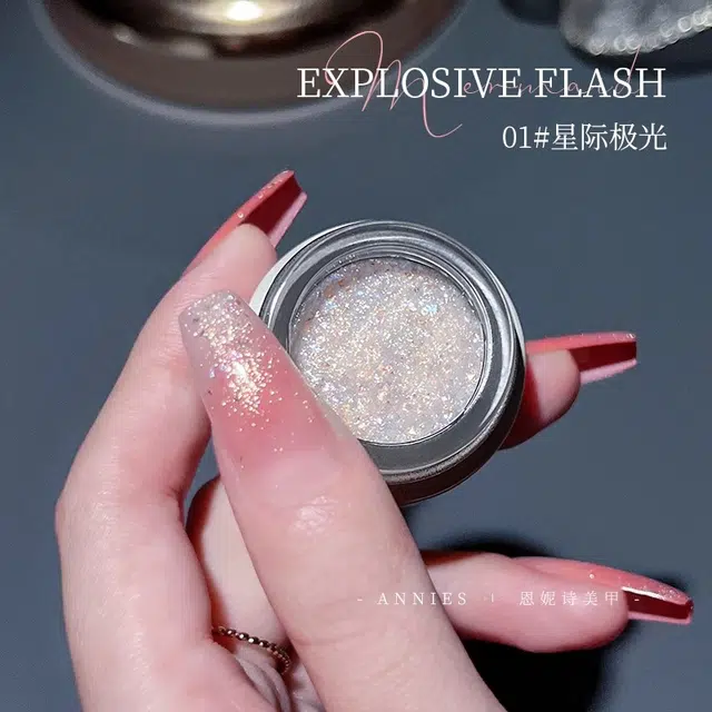 恩妮诗 梦幻人鱼泪系列 偏光炫彩欧泊云锦甲油胶