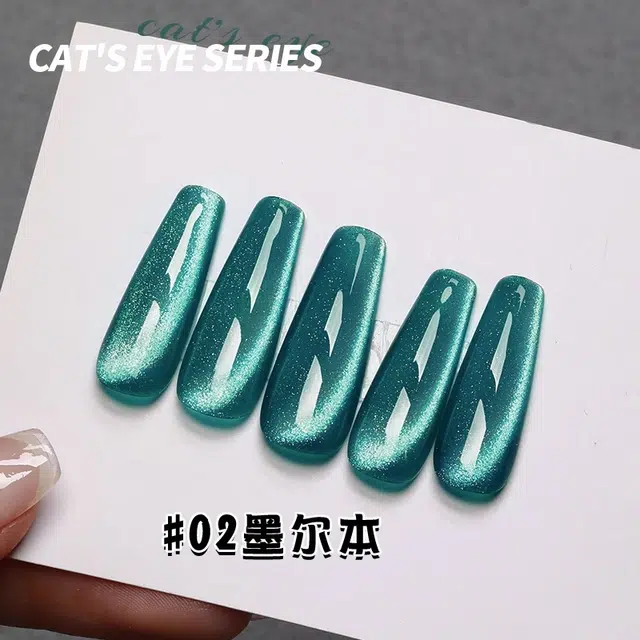 恩妮诗 侧光翡翠墨尔本猫眼冰透 极光宽光猫眼黑灰色琉璃光晶石猫眼
