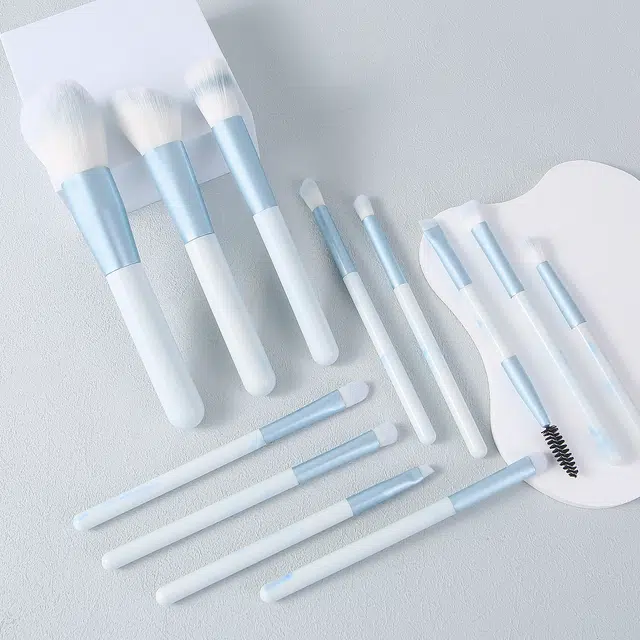 嘉比兔  晴空化妆刷套装散粉腮红全套眼鼻影刷子软毛高光修容美妆工具 便携晕染柔软