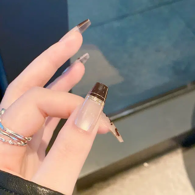 嘉比兔 金丝豹纹  穿戴甲 中梯纯色晕染 新中式