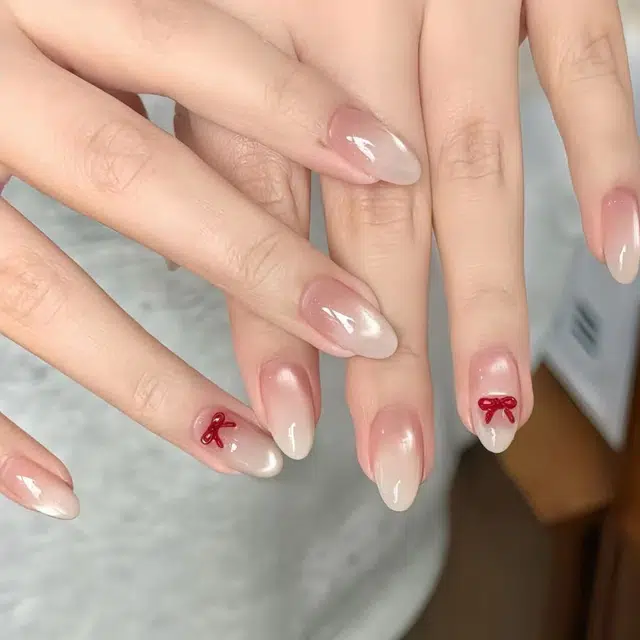嘉比兔 高颜值简约百搭玻璃珠猫眼  杏仁浅色裸色 可爱