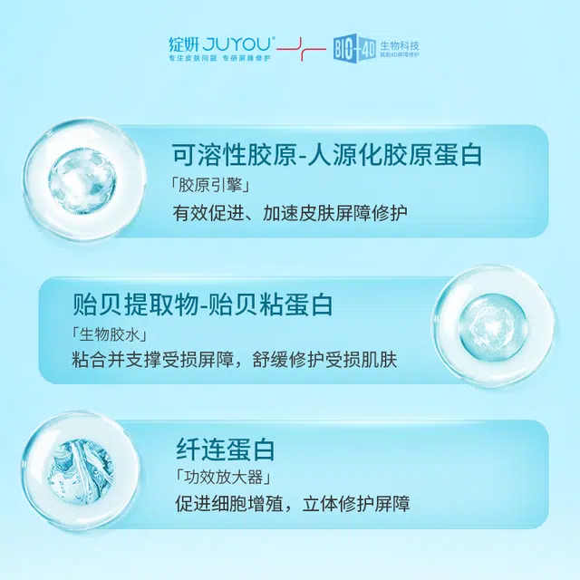 绽妍 三重蛋白修复水 保湿舒缓修护维稳  敏感肌 改善泛红干痒修护屏障 补水保湿
