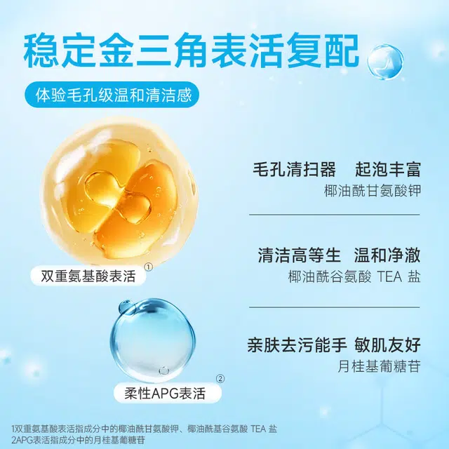 绽妍 氨基酸温和净润洁颜蜜 舒缓保湿补水控油清洁 深层清洁毛孔敏感性肤质 洁面