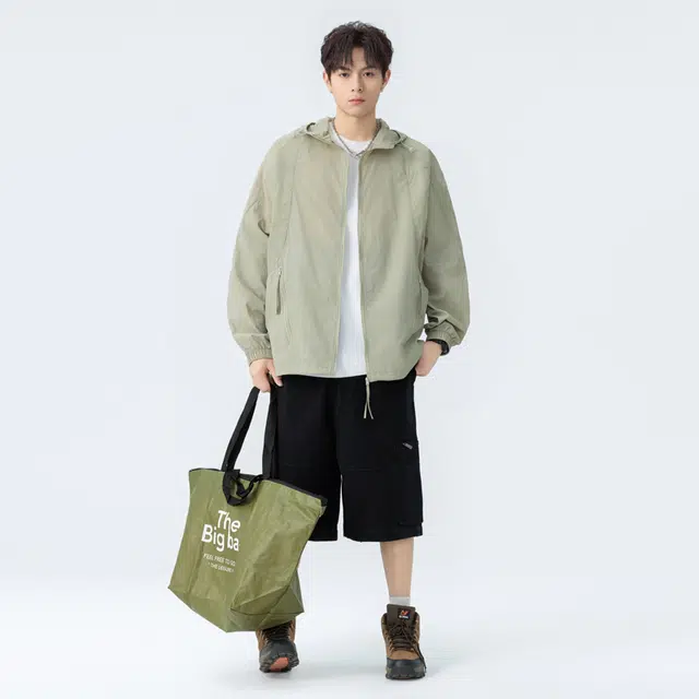 海尔斯 轻薄款外套户外运动纯色连帽 防紫外线凉感防晒服 男女同款