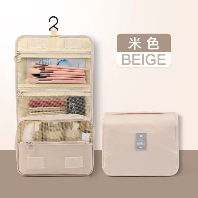 静玲珑 大容量旅行收纳化妆包防水便携出差