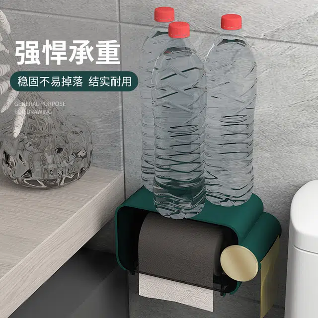 娇雪菲 吹风机架收纳一体架浴室墙上免打孔壁挂电吹风挂架卫生间置物架