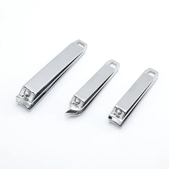 静玲珑 精工指甲刀大号单个不锈钢家用指甲钳厚指甲专用指甲剪原装 线条平口指甲刀