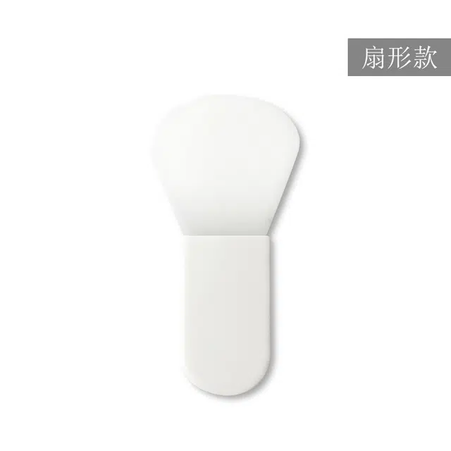 娇雪菲 硅胶面膜刷迷你粉底化妆刷面霜勺装涂式抹泥膜脸部美容小巧便携