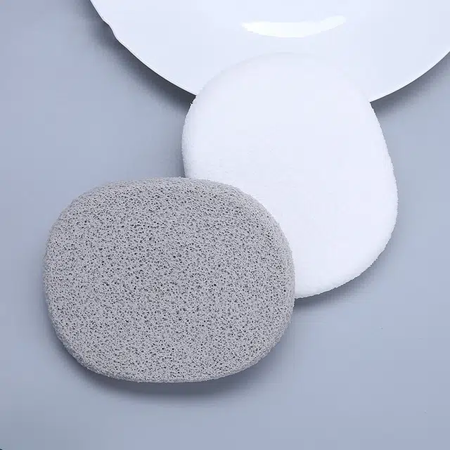 娇雪菲  竹炭磨砂深层清洁细腻柔软清洁绵洗脸扑