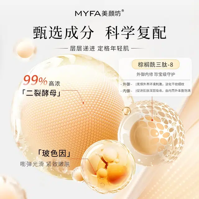 美颜坊 重组胶原抗皱护肤套装 紧致滋润淡化细纹