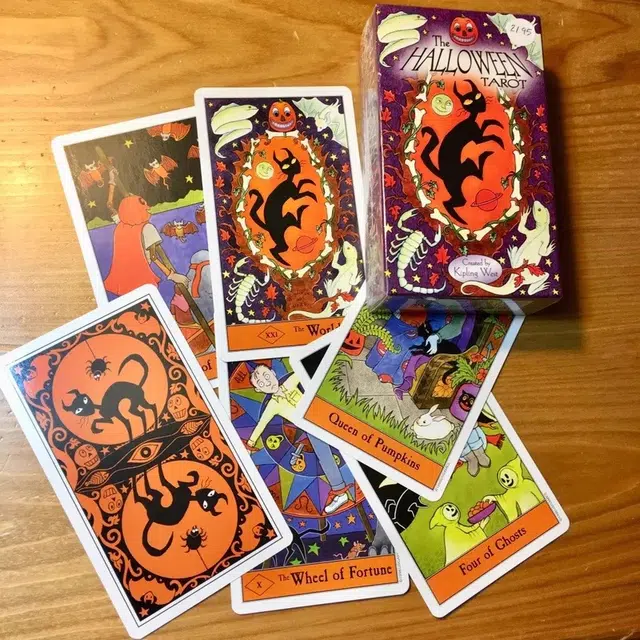 韦特塔罗 塔罗牌经典韦特万圣节塔罗牌 新手全套普及维特伟特桌游卡牌手册