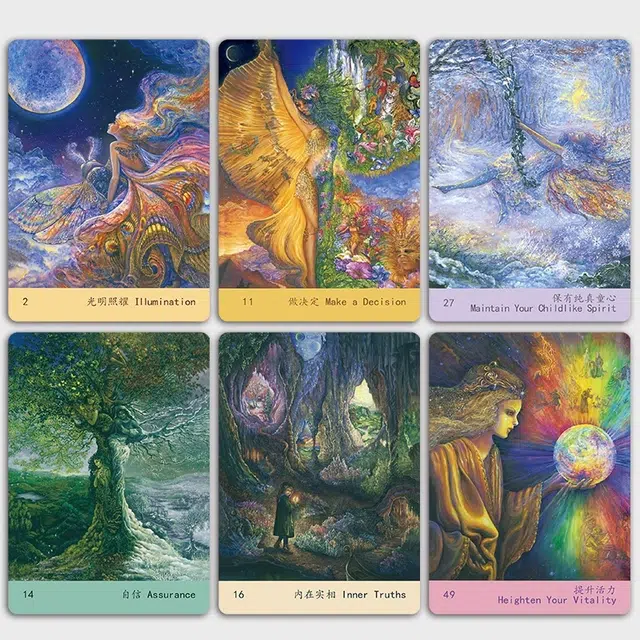 韦特塔罗 塔罗牌 自然之语神谕卡 其他桌游