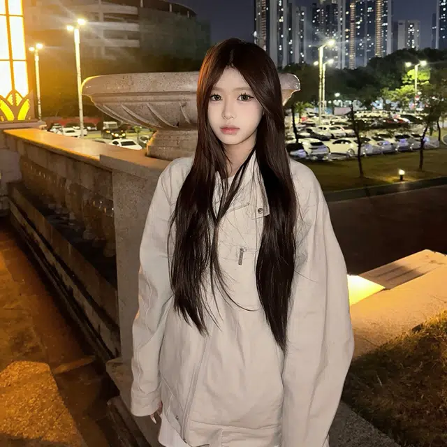 费尔岛上的猫 重磅复古风立领长袖夹克 男女同款