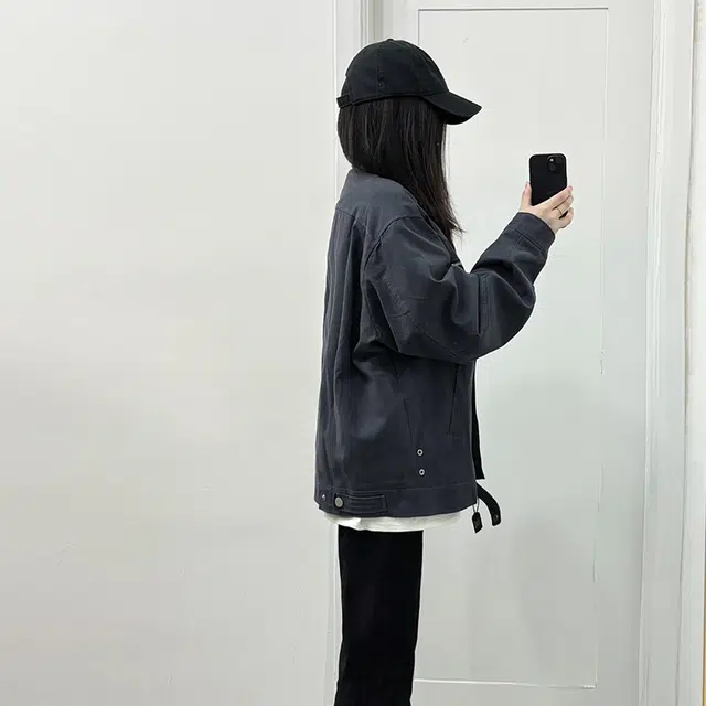 费尔岛上的猫 重磅复古风立领长袖夹克 男女同款