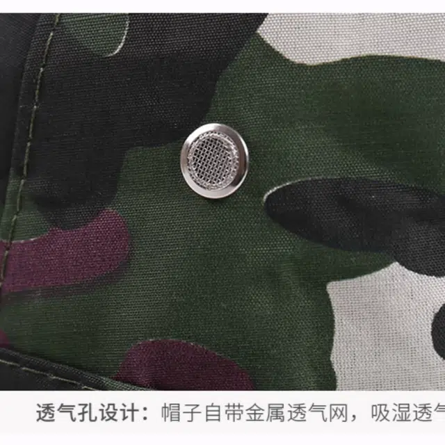 雅鹿 时尚迷彩户外遮阳防晒登山露营钓鱼透气舒适帅气好看潮搭 腈纶 渔夫帽 男女同款情侣款