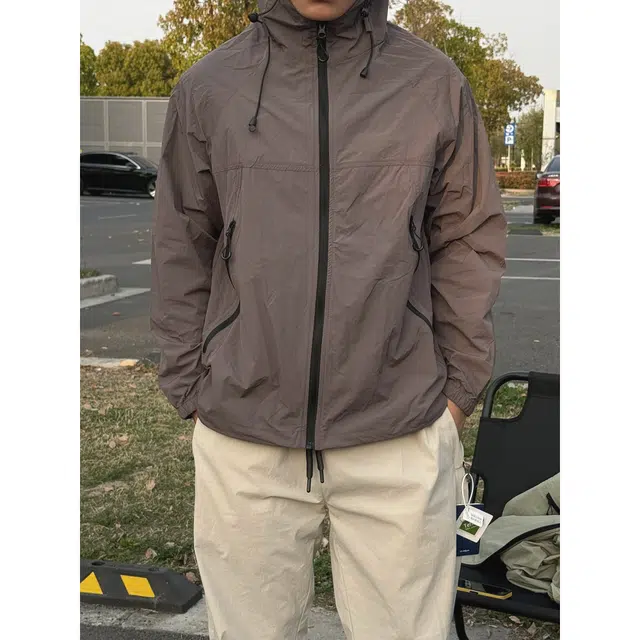 颂希尔 山系机能休闲户外连帽夏季轻薄凉感速干运动骑行防晒服 男女同款