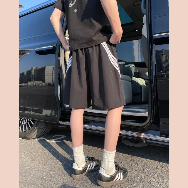 颂希尔 美式宽松凉爽时尚舒适休闲短裤 男女同款