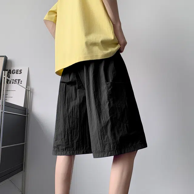 佐菲利 大口袋机能美式工装伞兵裤薄款速干篮球运动沙滩五分裤休闲短裤 男款