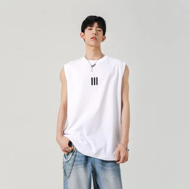 佐菲利 坎肩运动健身无袖痞帅青少年背心 男女同款