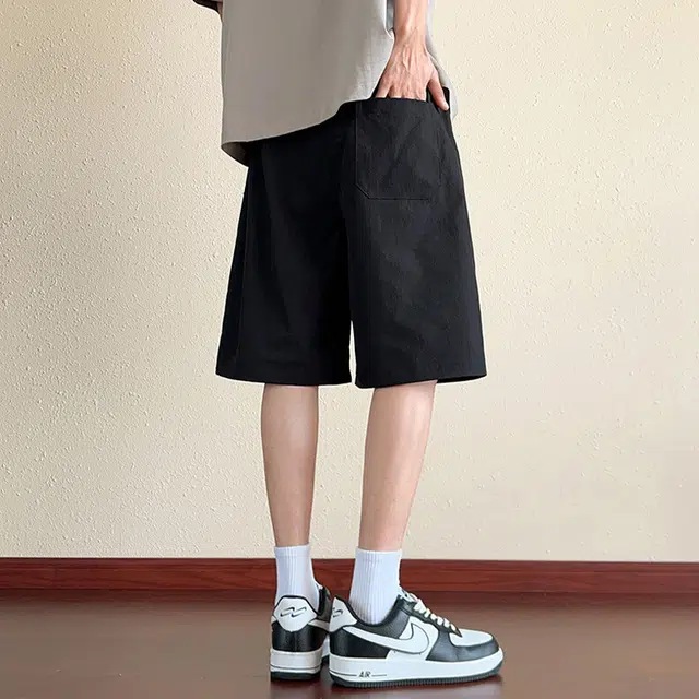 佐菲利 夏季冰丝速干宽松五分休闲裤子美式高街运动中裤工装短裤 男女同款