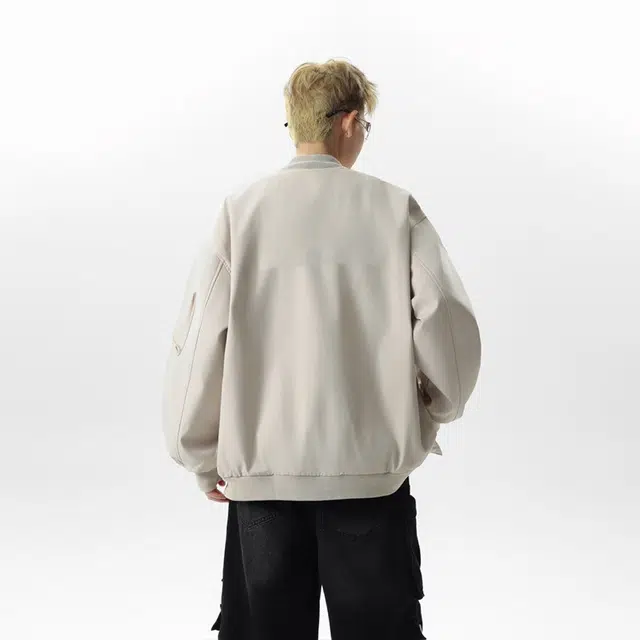 佐菲利 美式复古飞行员痞帅高级感棒球服户外防水衣外套夹克 男女同款