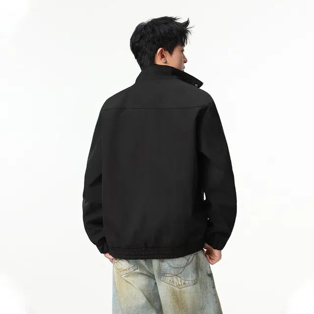 佐菲利 美拉德解构立领短款飞行潮硬汉风穿搭痞帅机车外套夹克 男女同款