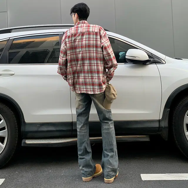 佐菲利 美式高潮流简约时尚个性舒适牛仔裤 男女同款