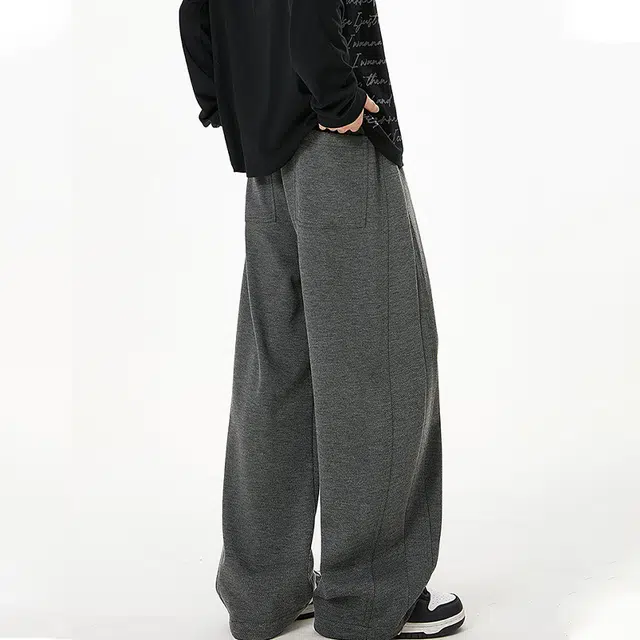 佐菲利 美式复古运动裤潮牌宽松直筒阔腿裤百搭情侣卫裤休闲裤 男女同款