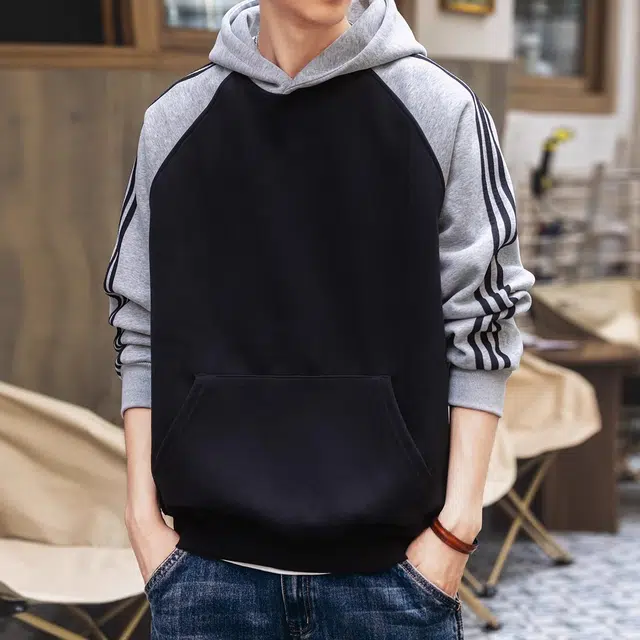 格蓝鹿 连帽宽松套头卫衣 男女同款