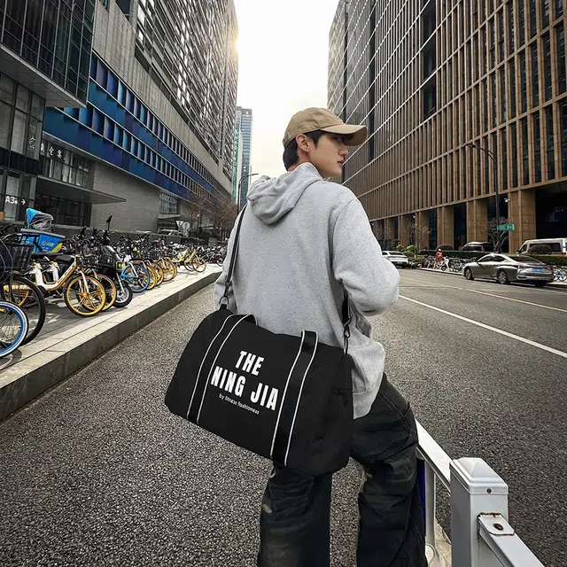 行途 大容量运动短途出差干湿分离 尼龙 男女同款情侣款 旅行包 多色