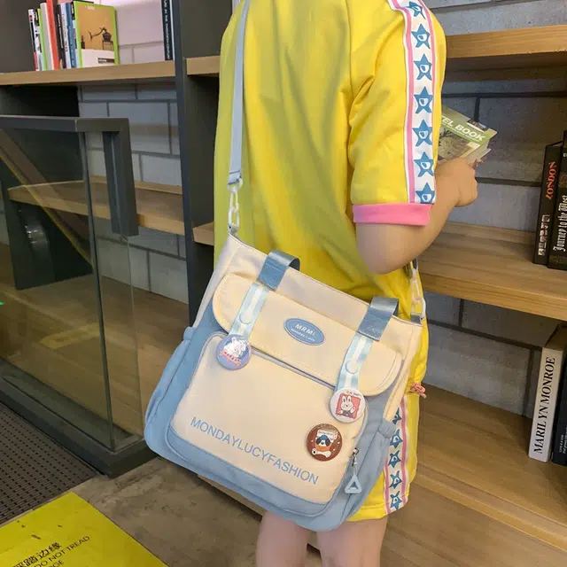 行途托特包高颜值尼龙大容量单肩斜挎包女