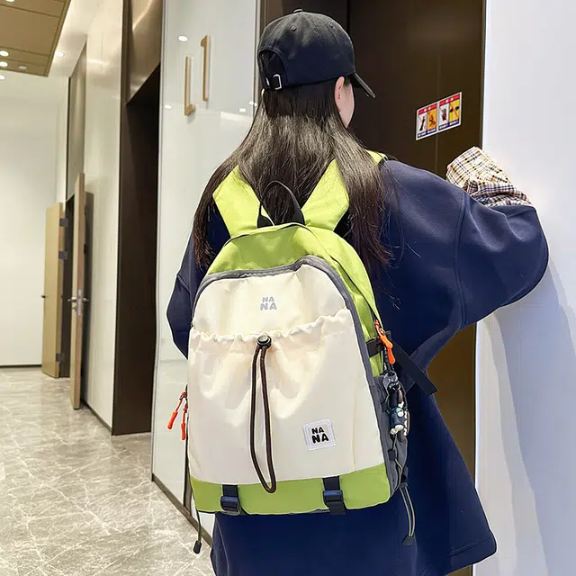 行途 潮流简约小众设计大容量 尼龙 双肩包 男女同款情侣款 多色