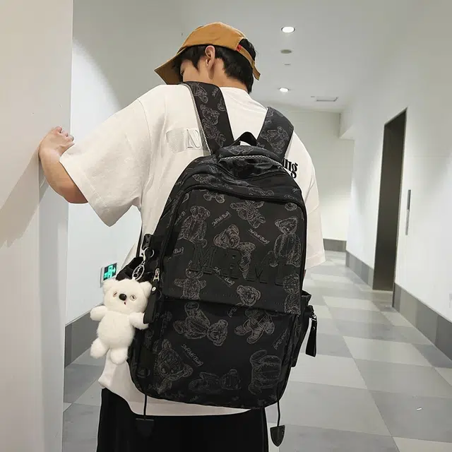 行途男女大容量双肩包多色尼龙