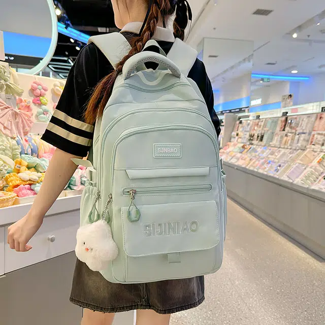 行途 高颜值可爱小众设计大容量 尼龙 双肩包 常规 女款 多色