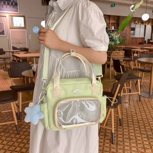 行途 时尚洋气纯色气质 涤棉 单肩斜挎包 女款 多色