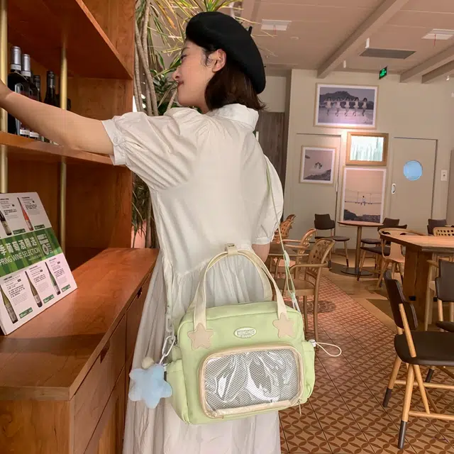 行途 时尚洋气纯色气质 涤棉 单肩斜挎包 女款 多色