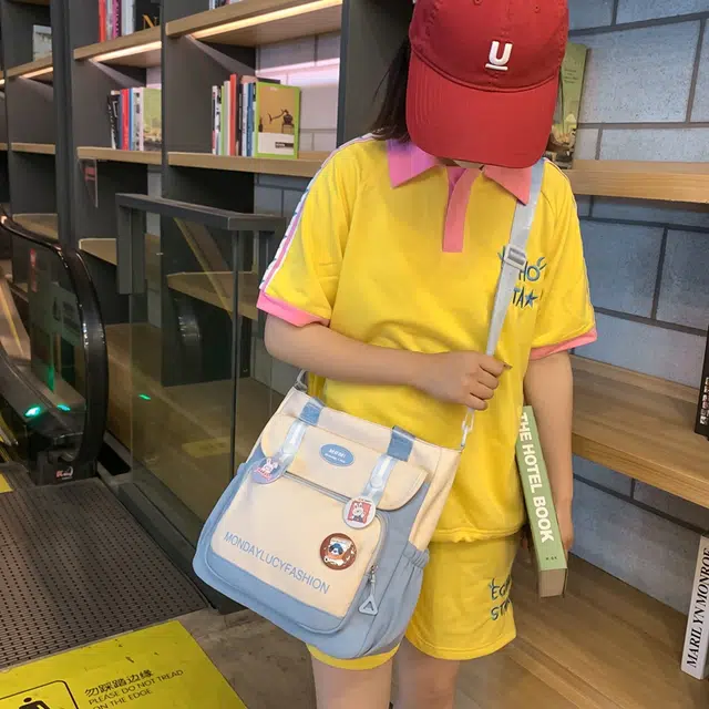 行途托特包高颜值尼龙大容量单肩斜挎包女