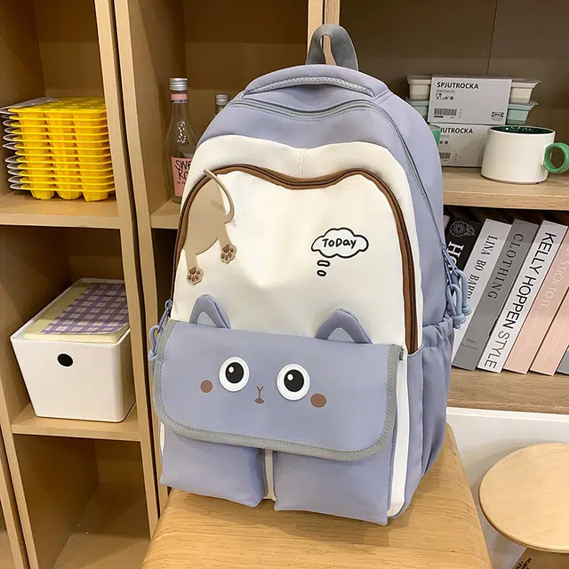 行途 可爱毛绒个性简约休闲 尼龙 双肩包 常规 女款 多色