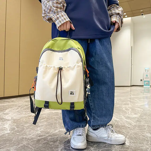 行途 潮流简约小众设计大容量 尼龙 双肩包 男女同款情侣款 多色