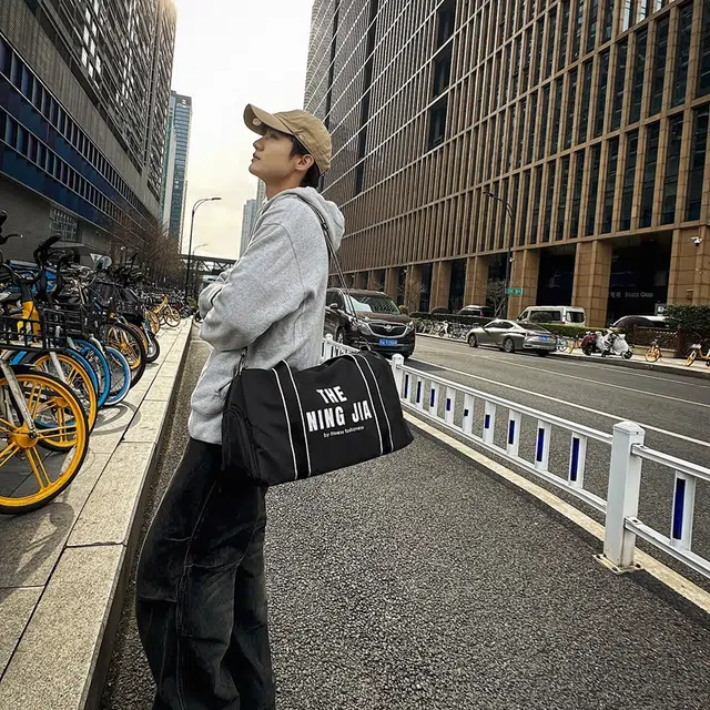 行途 大容量运动短途出差干湿分离 尼龙 男女同款情侣款 旅行包 多色