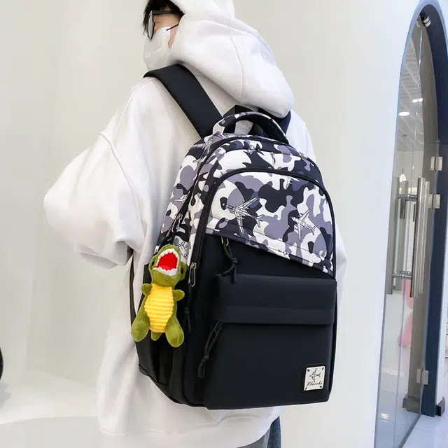 行途 大学生大容量小众休闲旅行电脑 尼龙 背包双肩包 男女同款情侣款 多色