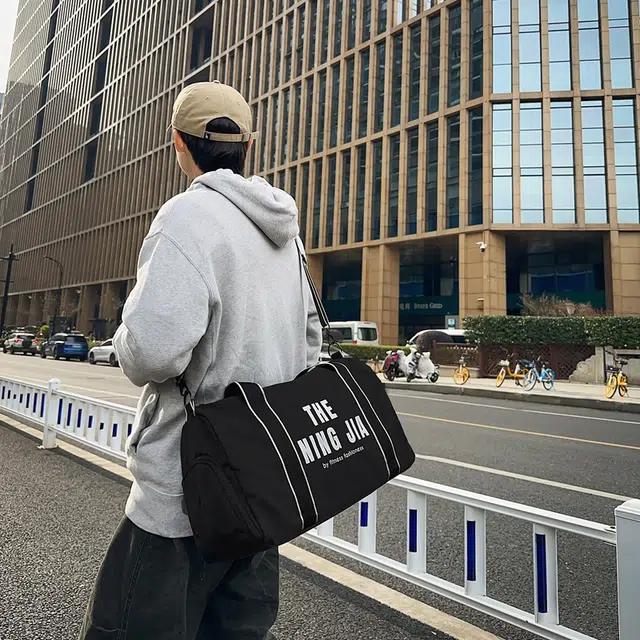 行途 大容量运动短途出差干湿分离 尼龙 男女同款情侣款 旅行包 多色