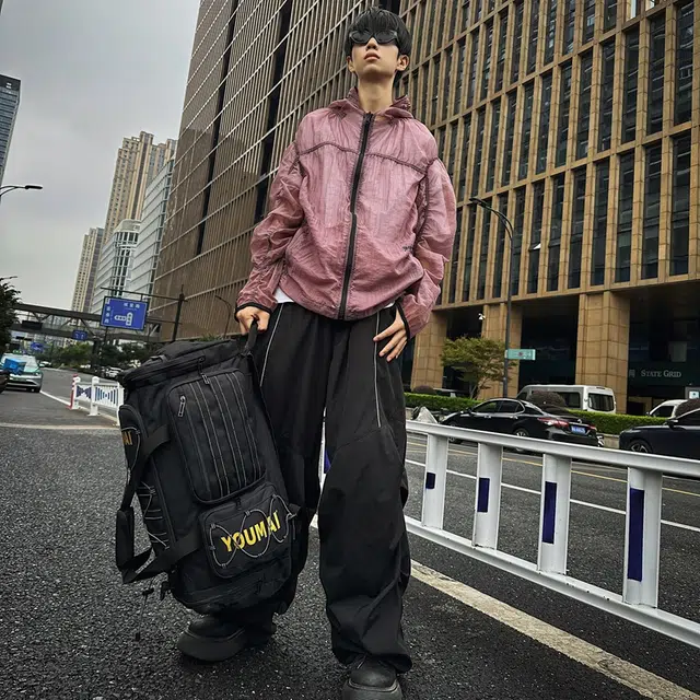 行途 大容量旅行袋短途多功能便携手提训练瑜伽包轻便防泼水待产包 尼龙 健身包 男女同款情侣款