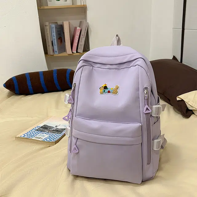 行途 可爱卡通轻便小众高颜值 尼龙 双肩包 常规 女款 多色