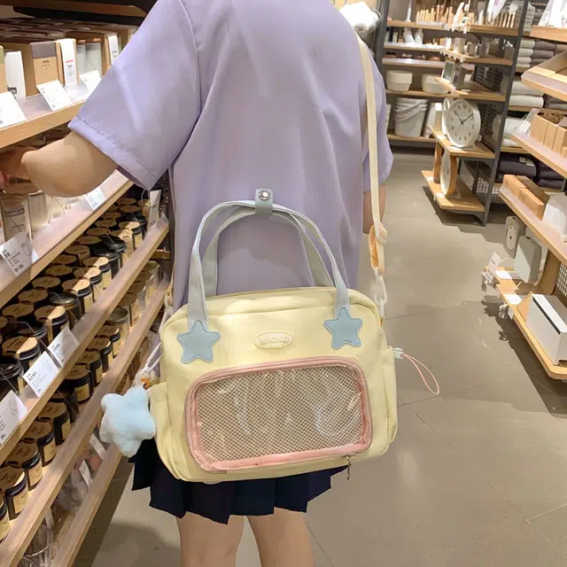 行途 时尚洋气纯色气质 涤棉 单肩斜挎包 女款 多色